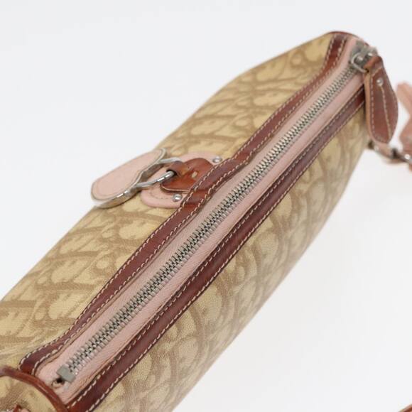 DIOR Shoulder Bag Leather Beige Silver Pink - Picture 6 of 16